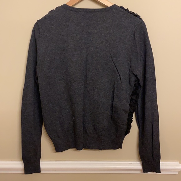 Loft Charcoal Cardigan with Black Embellishments - Picture 2 of 2